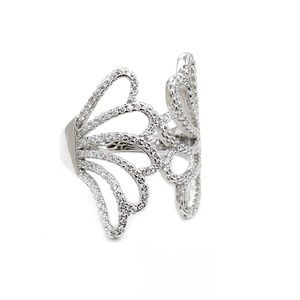 925 Sterling Silver Wing Ring